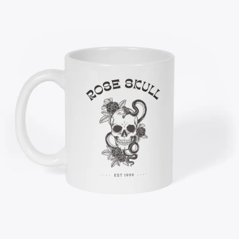 Rose Skull Unique Design